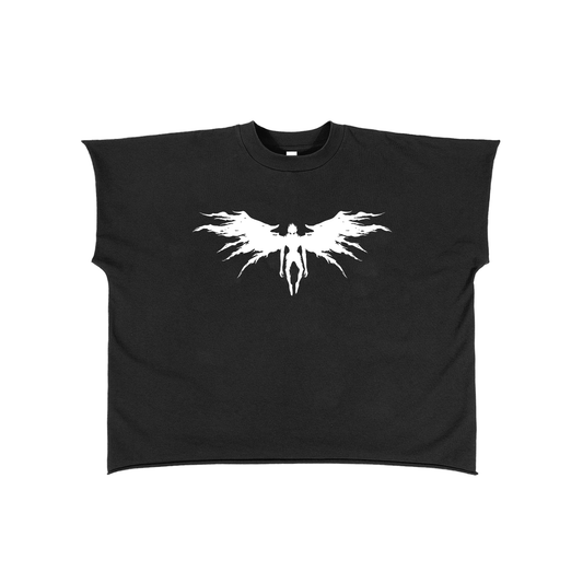 Raw Edge Boxy Shini Tee