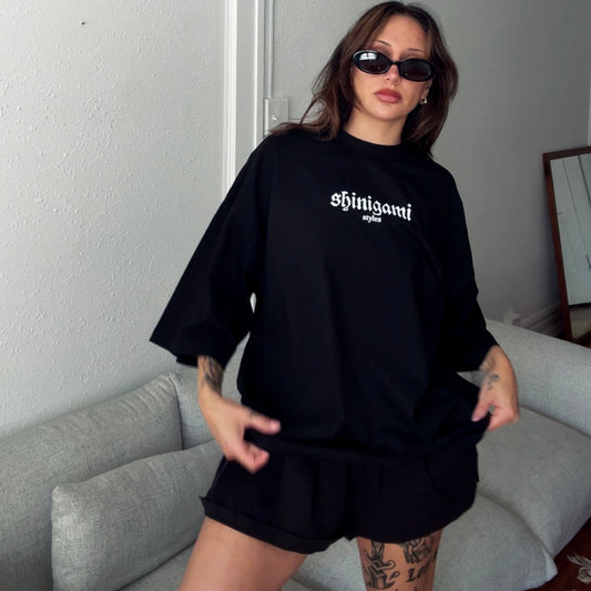 Oversized Drop Shoulder Styles Tee