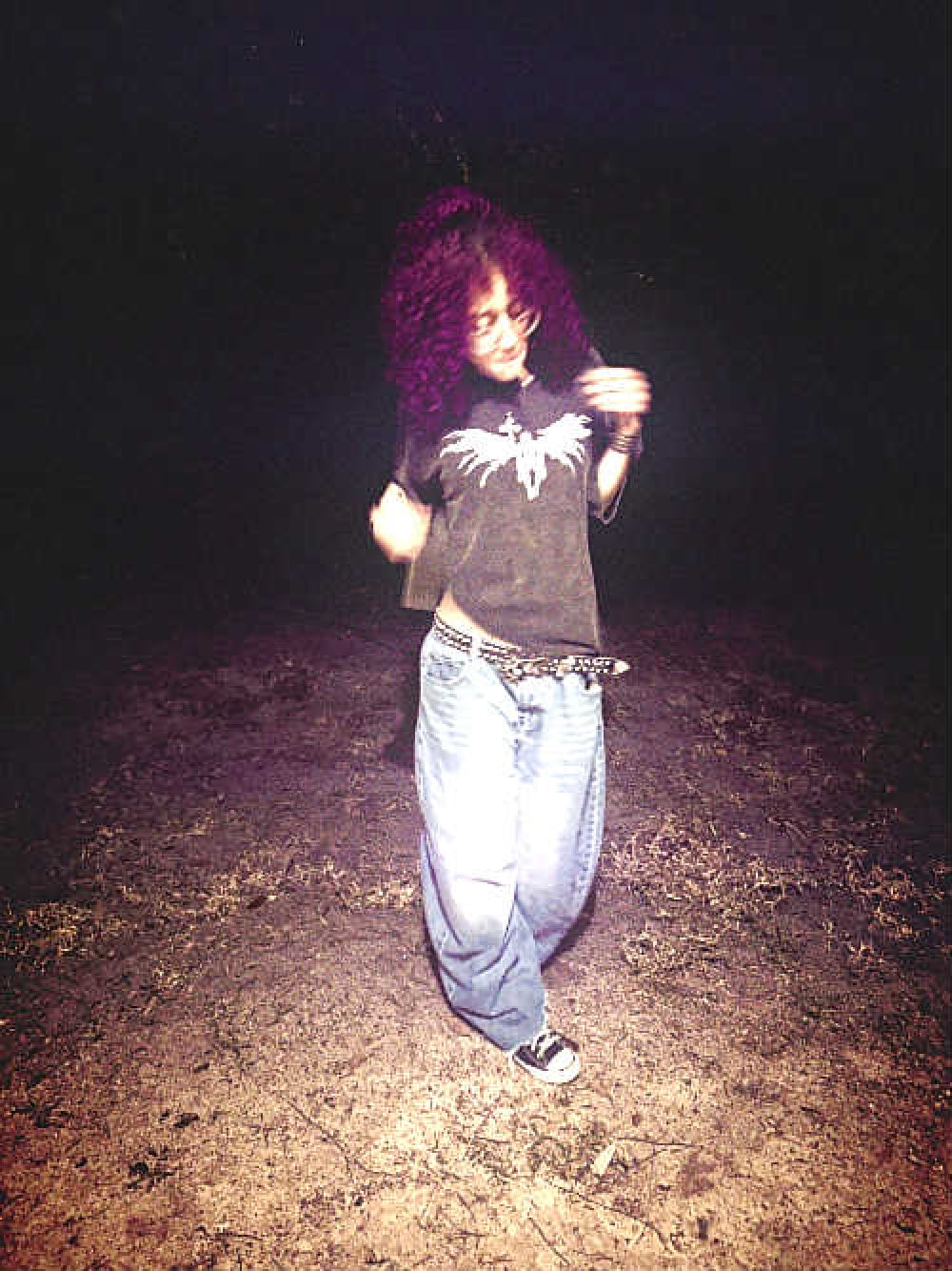 Acid Wash Oversize Shini Tee